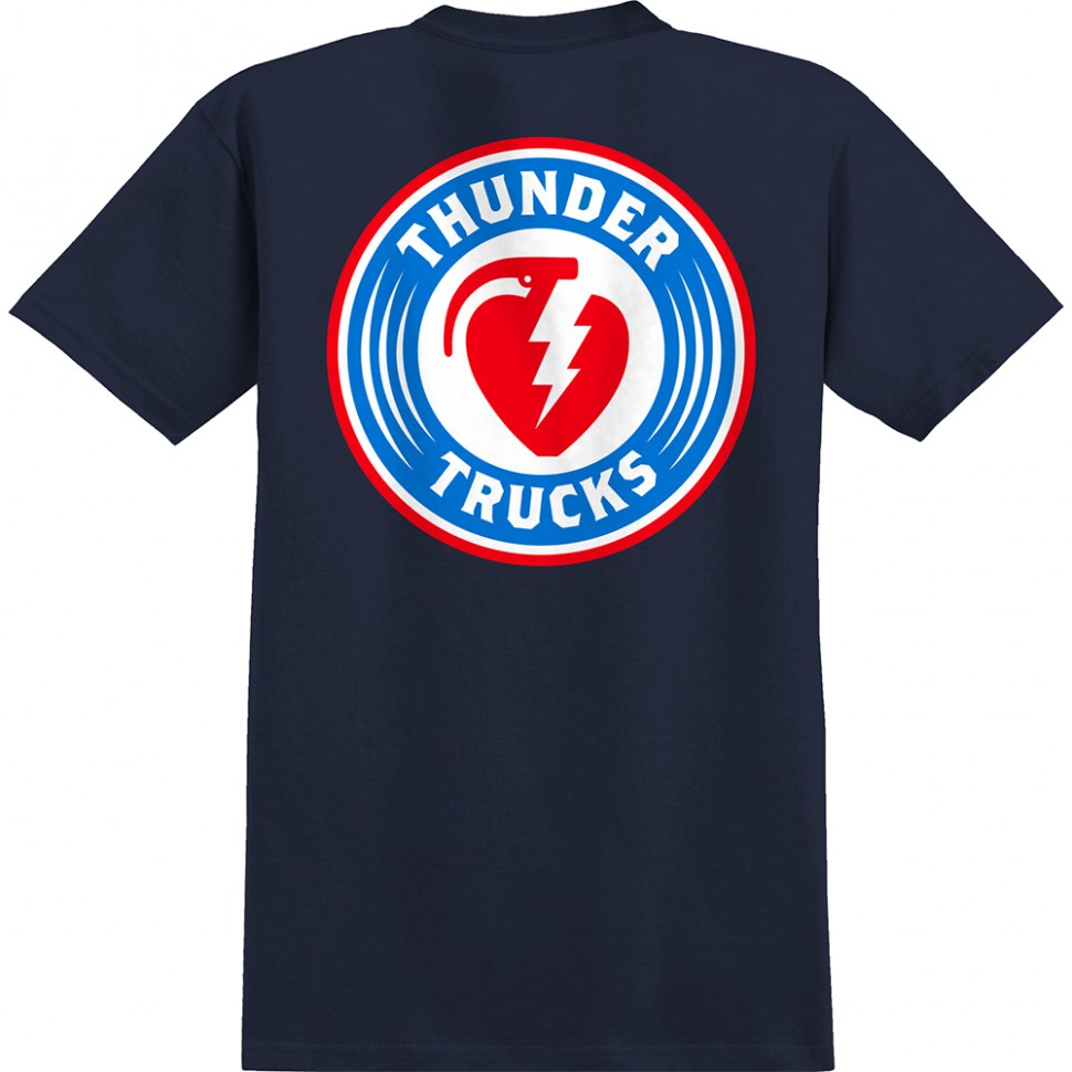 фото Футболка thunder trucks th s/s charged grenade navy/red/blue