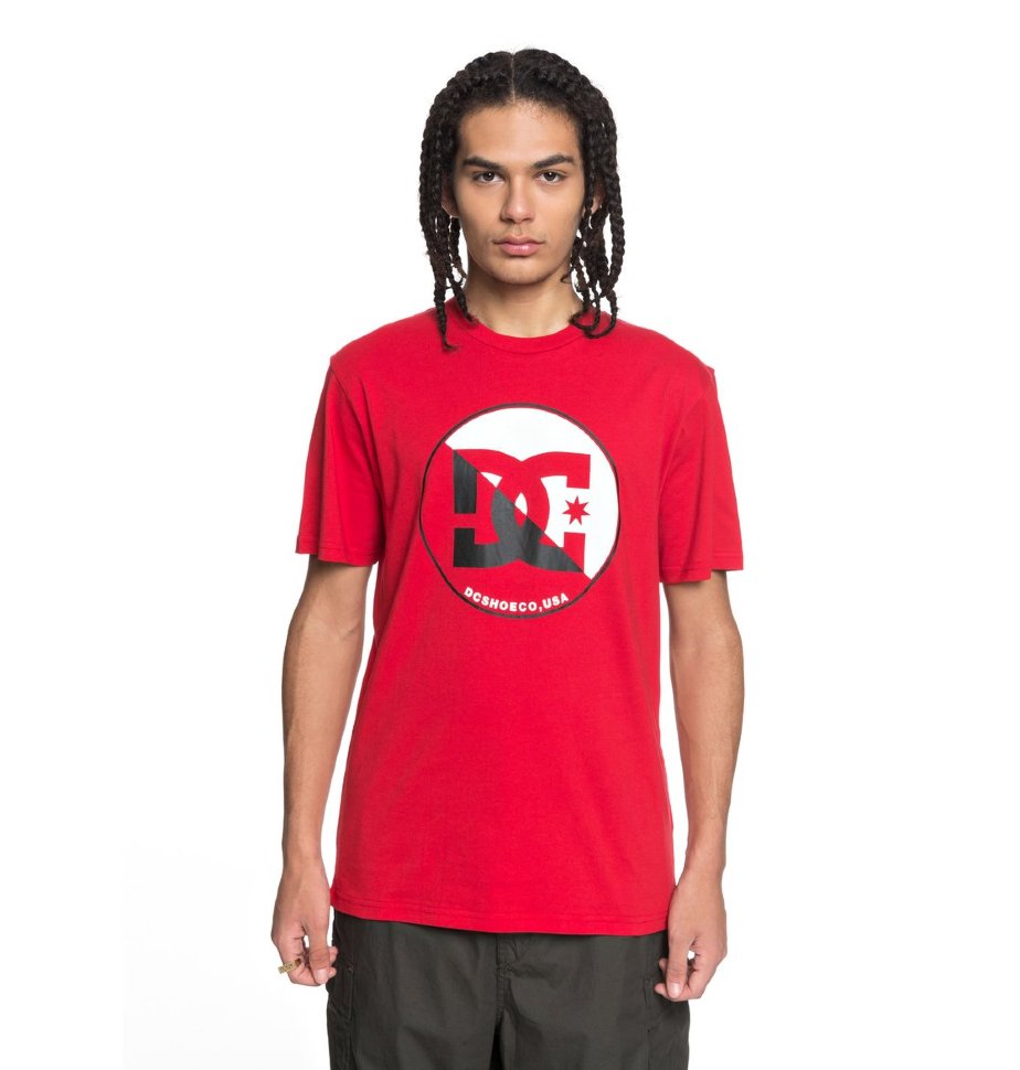 

Футболка мужская DC SHOES Up Shore   Tango Red, Красный, Up Shore S M