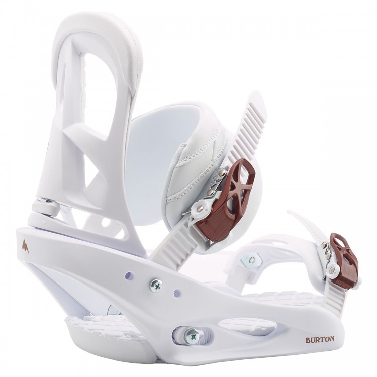Крепления для сноуборда женские BURTON Stiletto White 2020, фото 1