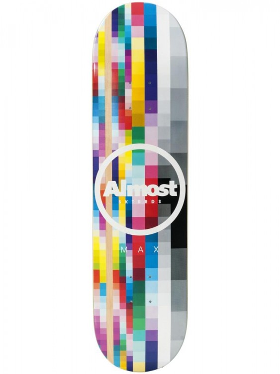 Дека для скейтборда ALMOST Max Rasterized Impact Light Max Geronzi 8 дюйм 2020, фото 1