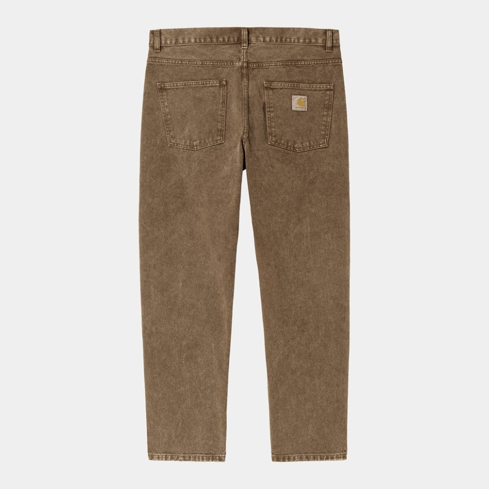 Джинсы CARHARTT WIP Newel Pant Tamarind Worn Washed фото 2