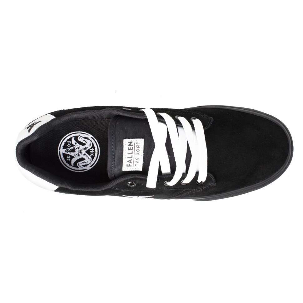 фото Кеды fallen the goat black / white 2021