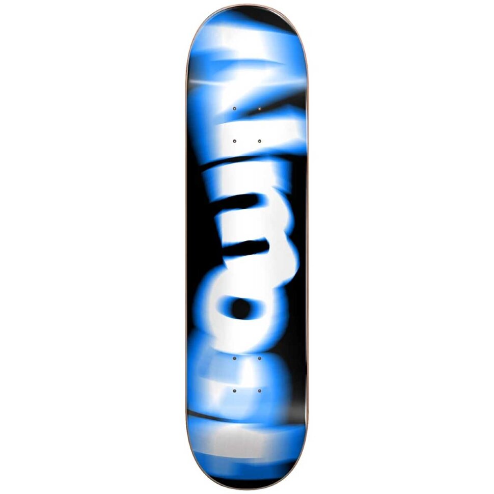 фото Дека для скейтборда almost spin blur logo hyb blue 8 2021