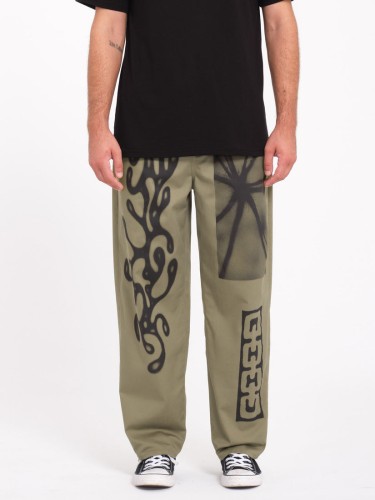 Брюки VOLCOM Fa Zephyr Ew Pant FW25 Wintermoss, фото 1