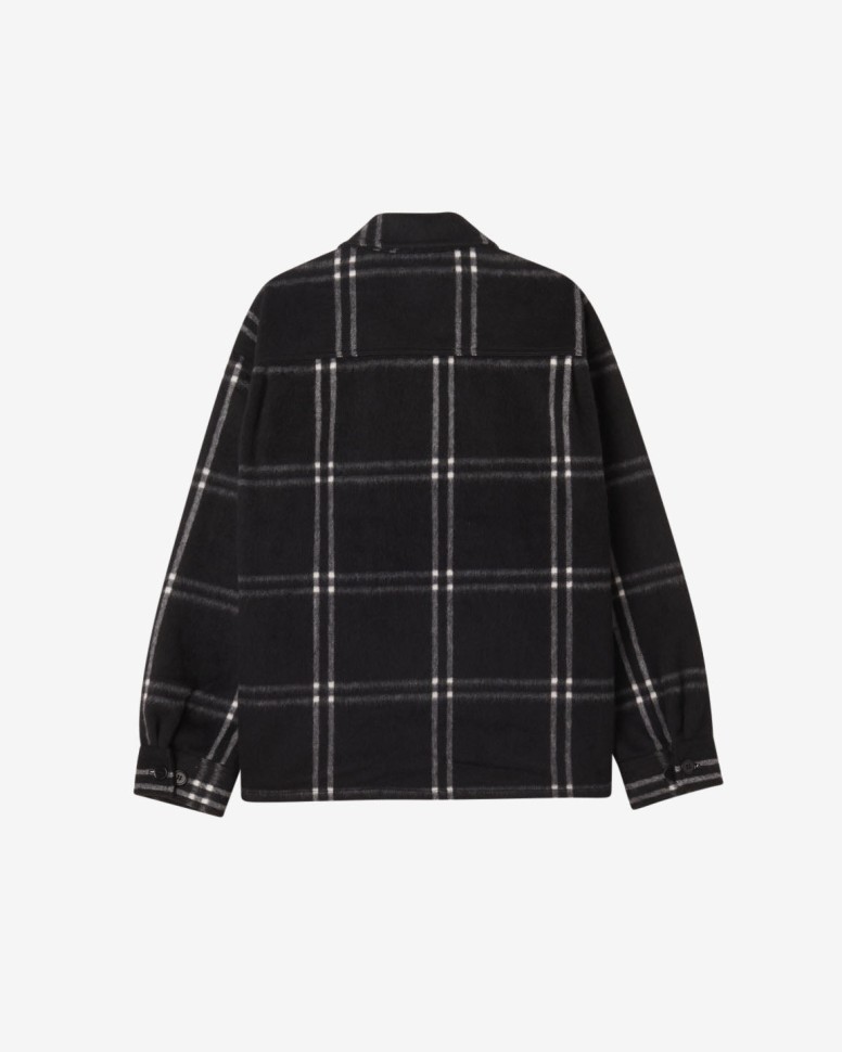 Куртка-рубашка OBEY Entrada Shirt Jacket FW25 Black Multi фото 2
