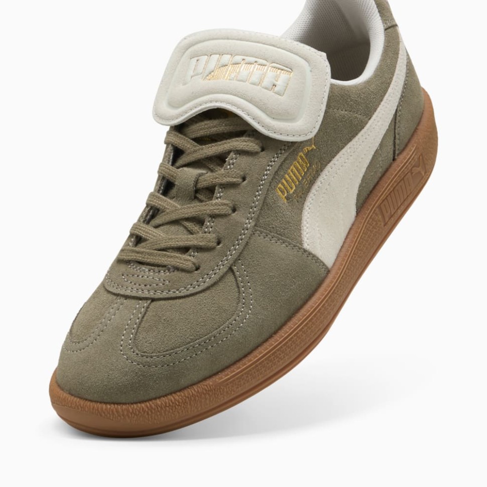 Кеды PUMA Palermo Premium Suede FW25 Velvet Moss-Warm White фото 3