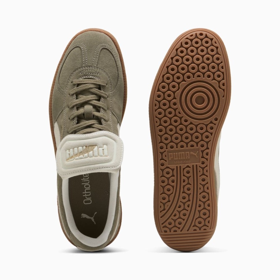 Кеды PUMA Palermo Premium Suede FW25 Velvet Moss-Warm White фото 4