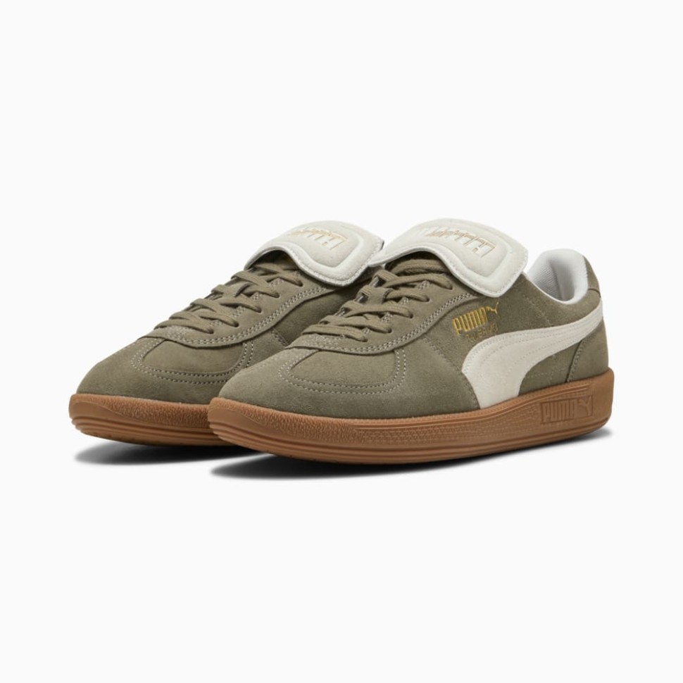 Кеды PUMA Palermo Premium Suede FW25 Velvet Moss-Warm White фото 2
