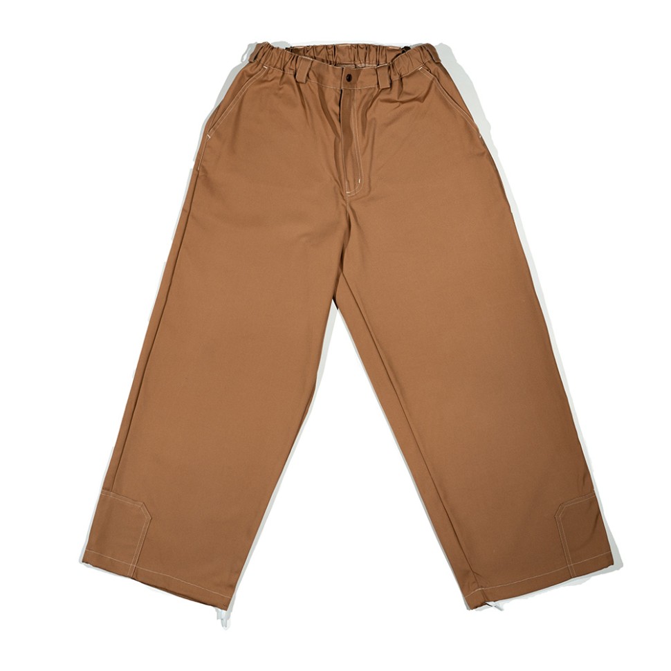 Брюки LARRY PANTS Wide Fit FW25 Mustard White фото 2