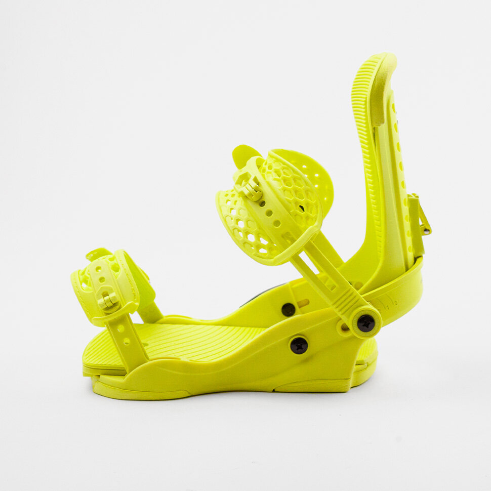 фото Крепления для сноуборда женские union trilogy flo. yellow 2022