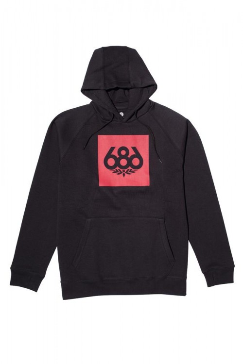 Худи 686 Mns Knockout Pullover Hoody Black, фото 1