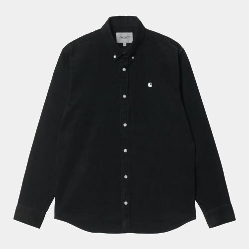 Рубашка CARHARTT WIP L/S Madison Shirt Black / White 2022, фото 1