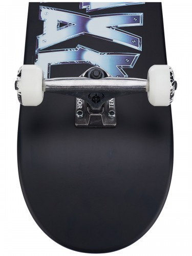 Скейтборд комплект DARKSTAR Heavy Metal Chrome FP Complete Black 8", фото 4