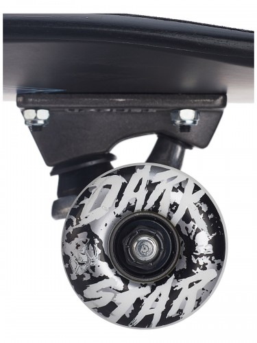 Скейтборд комплект DARKSTAR Heavy Metal Chrome FP Complete Black 8", фото 5