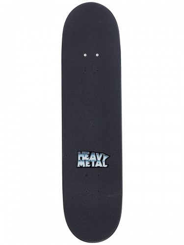 Скейтборд комплект DARKSTAR Heavy Metal Chrome FP Complete Black 8", фото 2