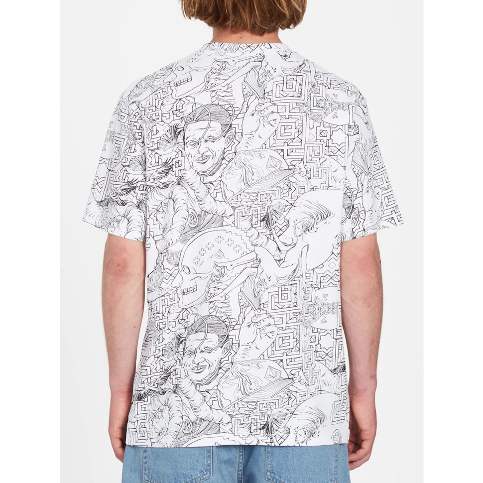 Футболка VOLCOM Fa Ed Merlin Murray Lse Sst 3 Prt-Print 2023 фото 2
