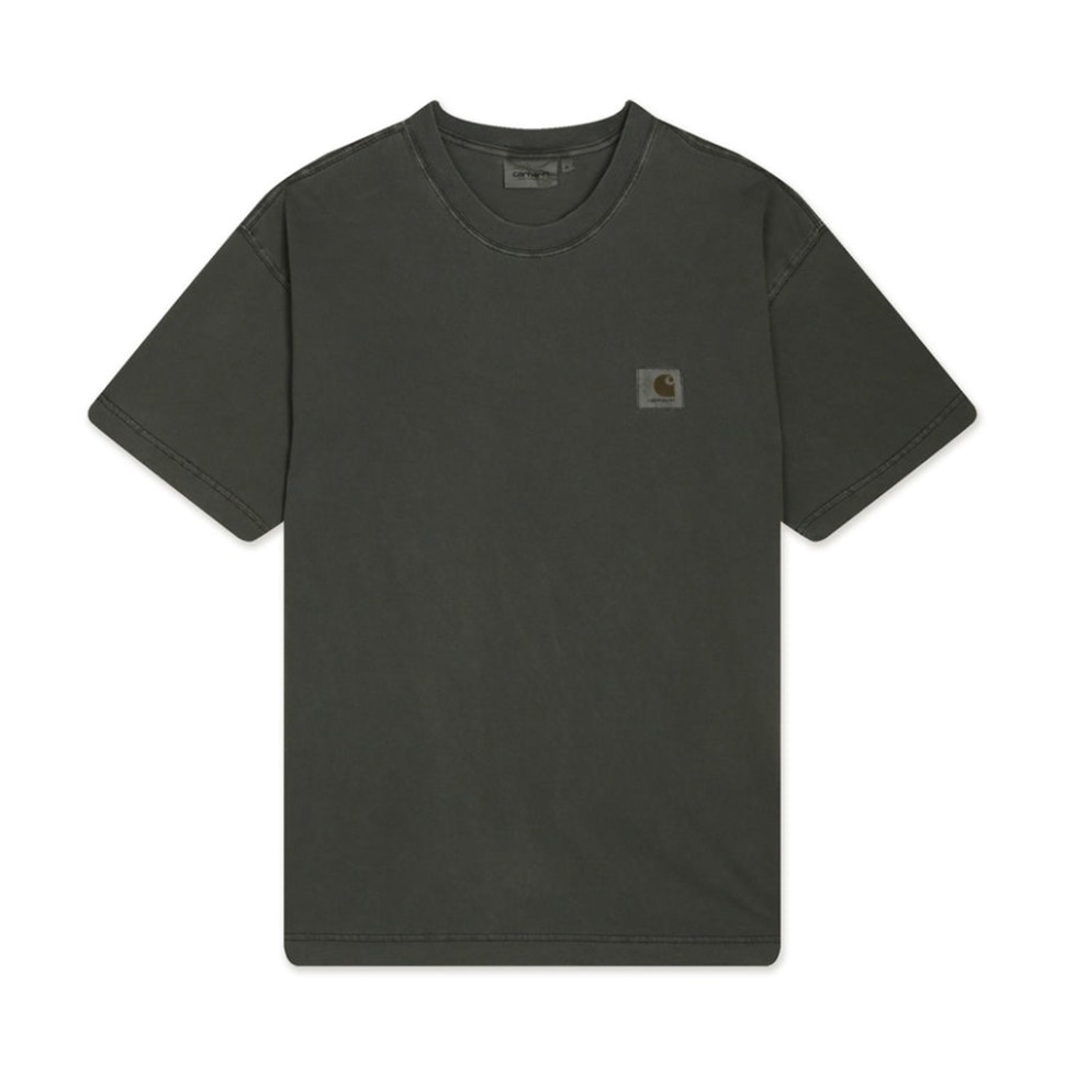 Футболка CARHARTT WIP S/S Nelson T-Shirt Black Garment Dyed 4064958479369, размер M - фото 1