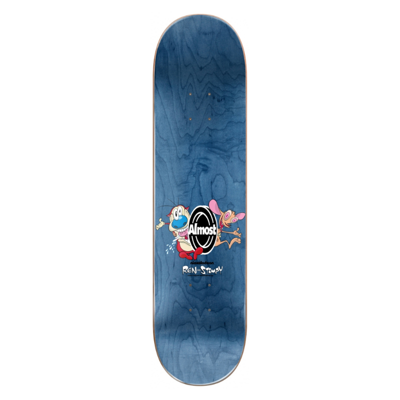 Дека для скейтборда ALMOST Youness Ren & Stimpy Mixed Up Assorted 8.25 дюйм фото 2