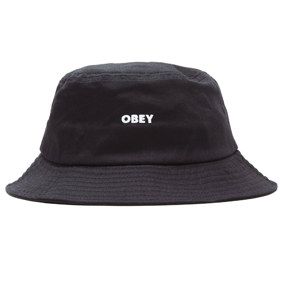 фото Панама obey bold bucket hat black 2021