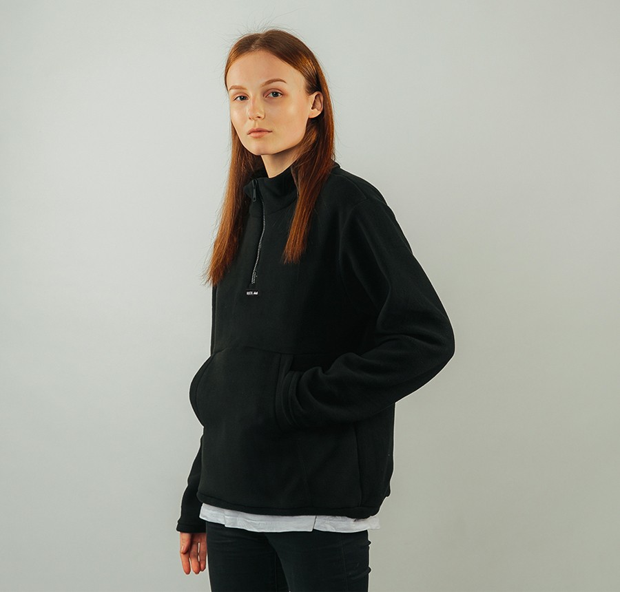 Толстовка KUSTO Fleece Black фото 3
