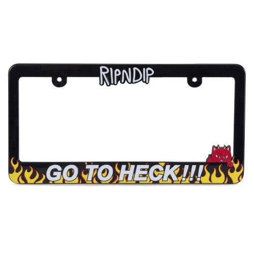 Аксессуар RIPNDIP Go To Heck License Plate FW25 Black, фото 1