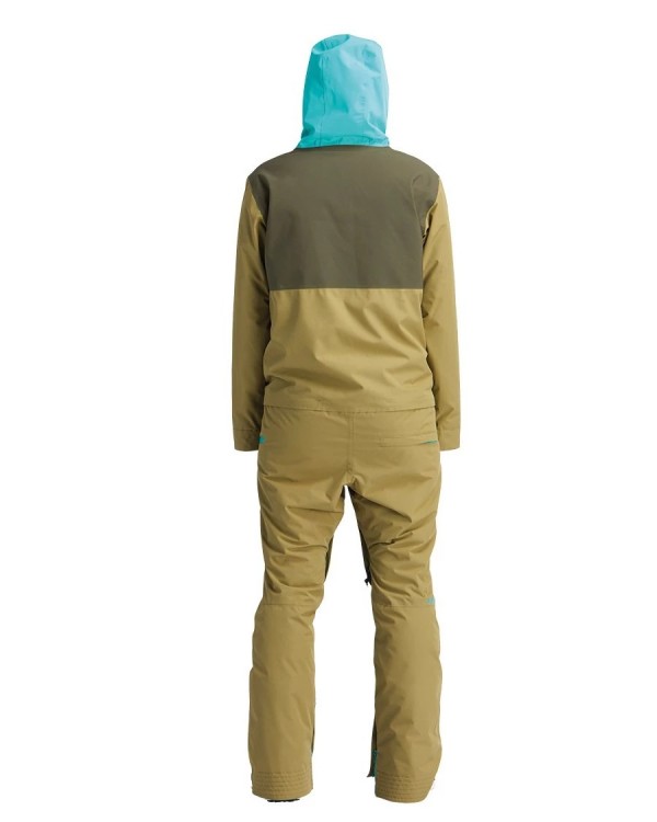 Комбинезон для сноуборда женский AIRBLASTER Sassy Beast Suit Turquoise 2020, фото 3