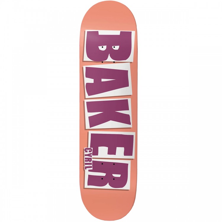 Дека для скейтборда BAKER Cj Brand Name Peach Deck Assorted 8.25дюйм, фото 1