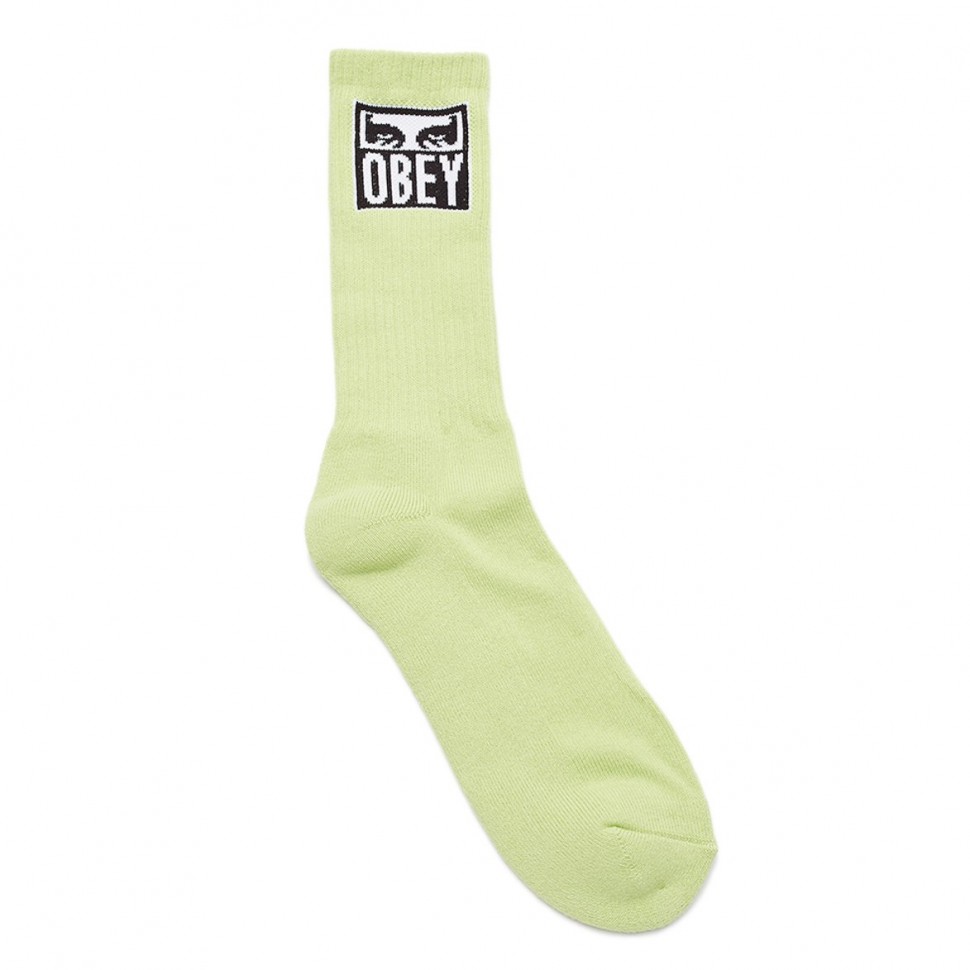 фото Носки obey obey eyes icon socks key lime 2020