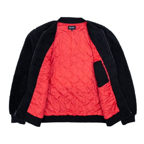Куртка бомбер RIPNDIP Ignite Sherpa Sweater Black 2020, фото 5