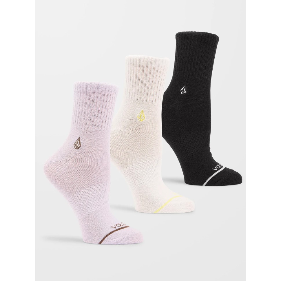 Носки VOLCOM The New Crew 3Pk Assorted Colors 2023