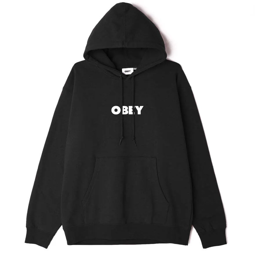 Толстовка с капюшоном OBEY Obey Bold Hood Black 2023 193259754845, размер S