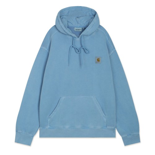 Толстовка с капюшоном CARHARTT WIP Hooded Nelson Sweat Piscine Garment Dyed, фото 1