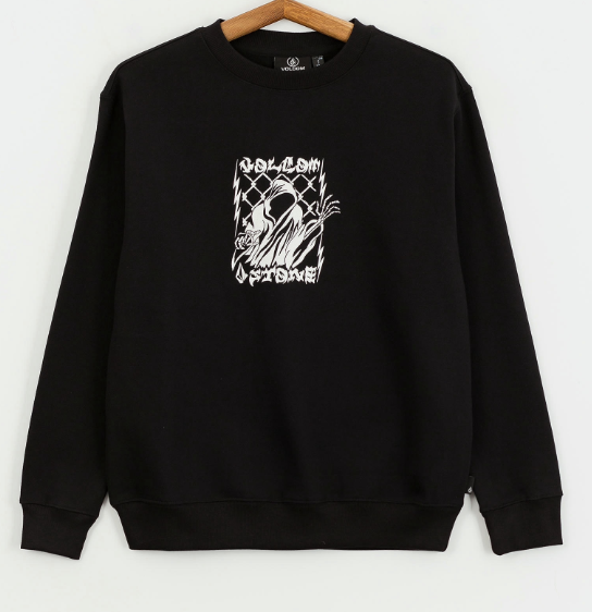 Свитшот VOLCOM Watanite Crew Black, фото 1