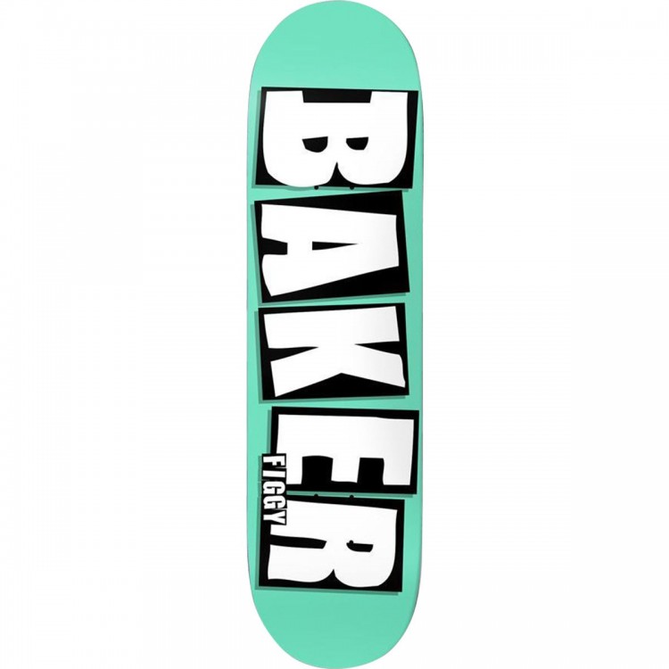 Дека для скейтборда BAKER Jf Brand Name Teal Deck 8.5", фото 1