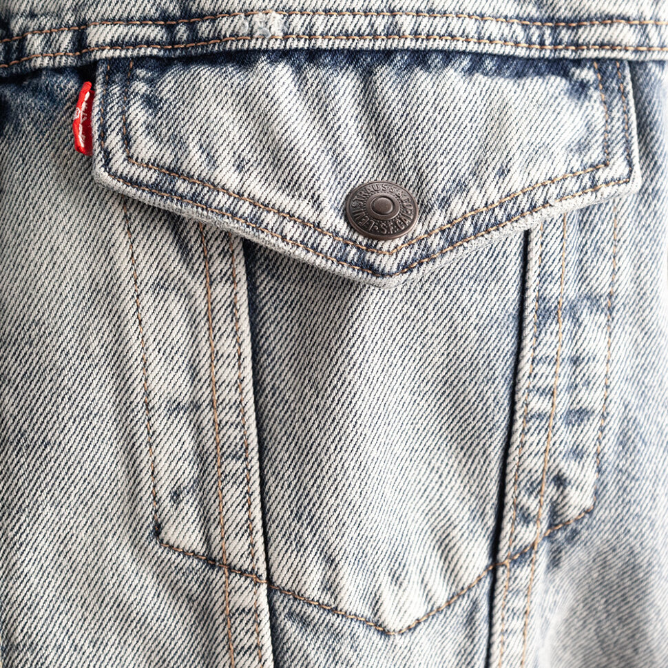 фото Куртка джинсовая levis type 3 sherpa trucker stonebridge sherpa trucker 2021 levi's®