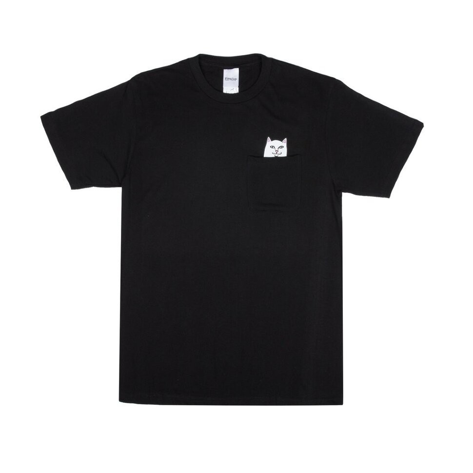 фото Футболка ripndip lord nermal pocket tee black 2021