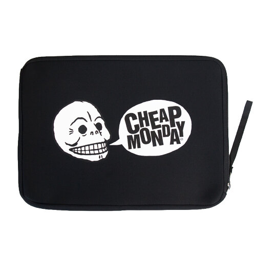 Чехол для ноутбока CHEAP MONDAY Laptop Case Speech Logo Black, фото 1