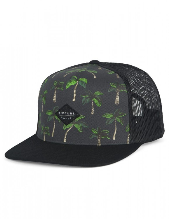 Бейсболка RIP CURL Palma Trucker Black, фото 1