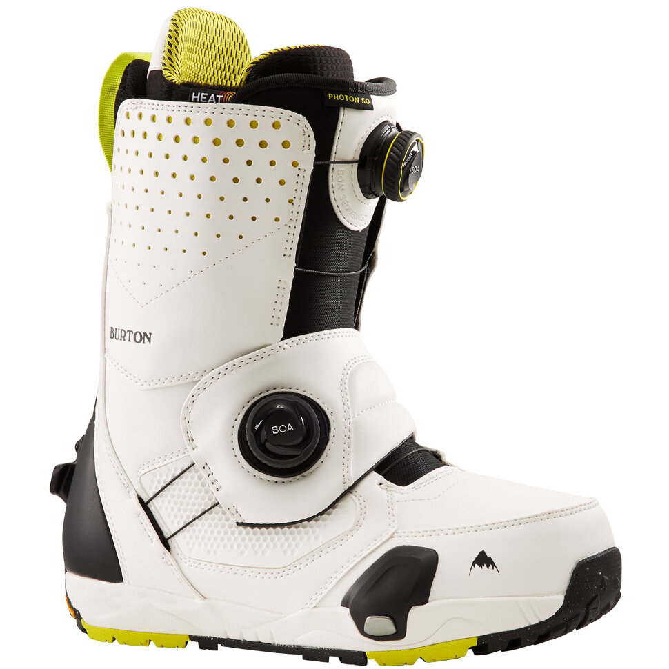 Ботинки для сноуборда мужские BURTON Photon Step On Stout White/Yellow 2022 9010510196620, размер 8.5