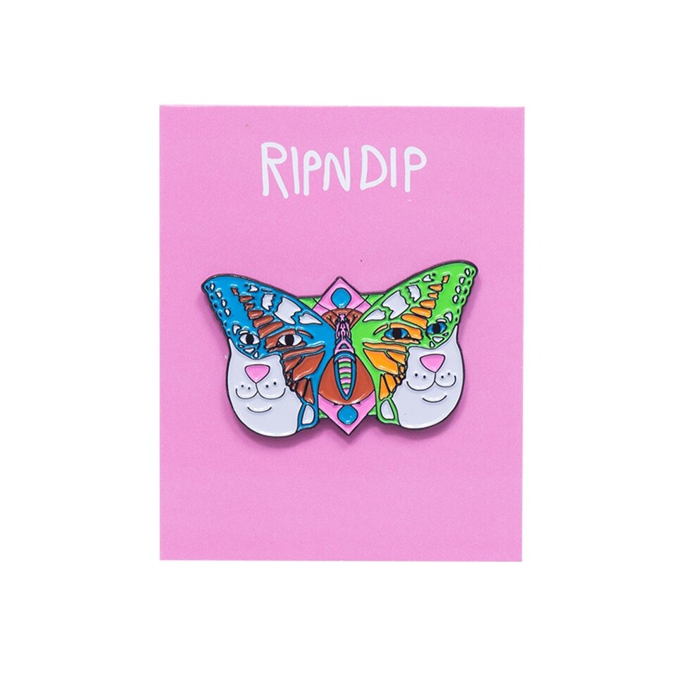 Значок RIPNDIP Butterface Pin  2022 2000000579641 - фото 1