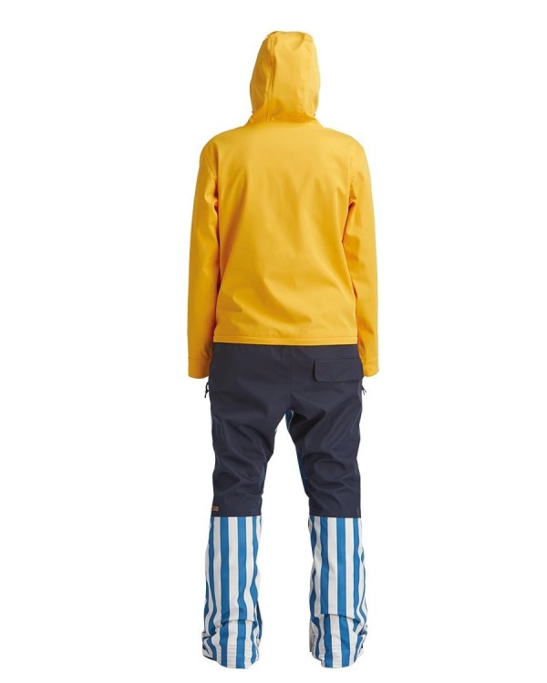 Комбинезон для сноуборда женский AIRBLASTER W'S Stretch Freedom Suit Sungold Stripe 2020, фото 2