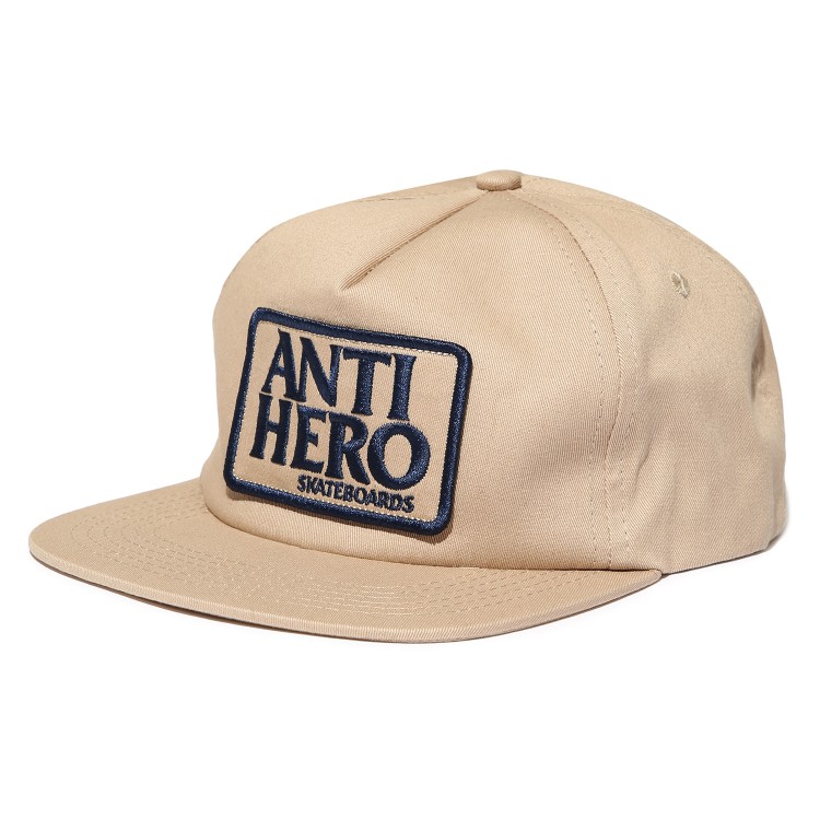 Пятипанельная кепка ANTI-HERO Adj Resrve Patch Snap Khaki 2020, фото 1