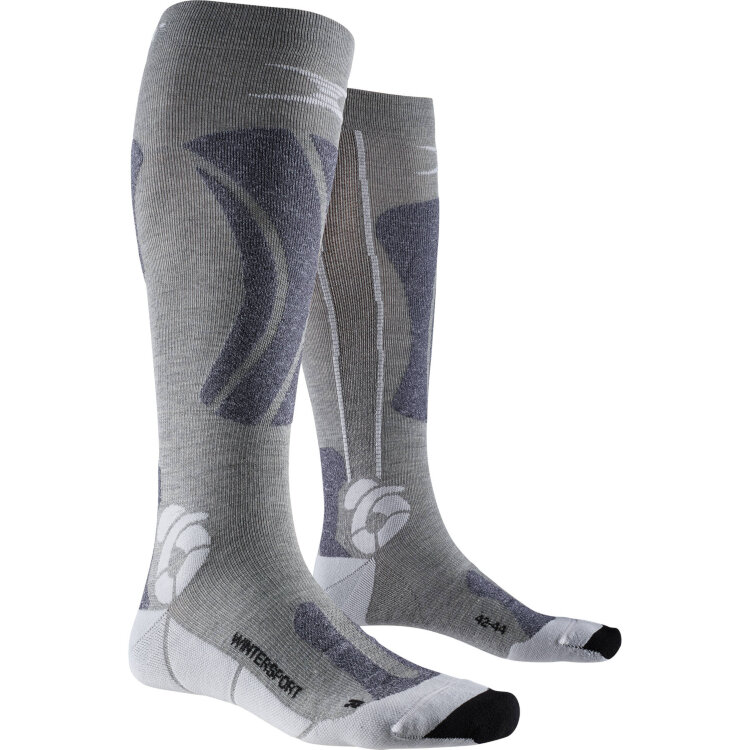 Термоноски мужские X-SOCKS Apani® Socks Wintersports Black/Grey/White 2021, фото 1