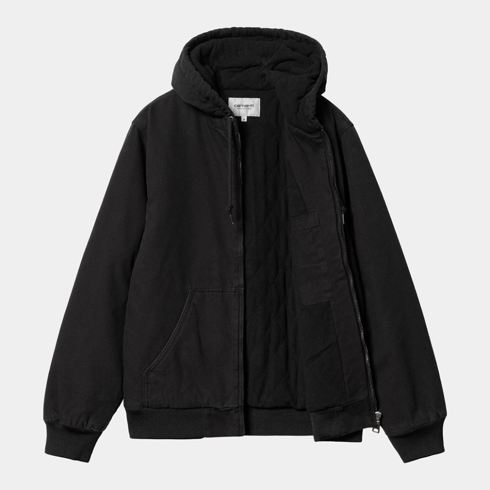 Куртка CARHARTT WIP Active Jacket Black (Heavy Stone Wash) фото 3