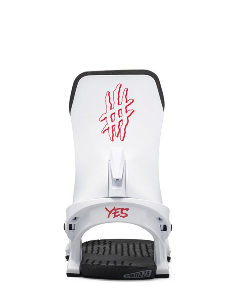 Крепления для сноуборда мужские YES Select FW25 White фото 2