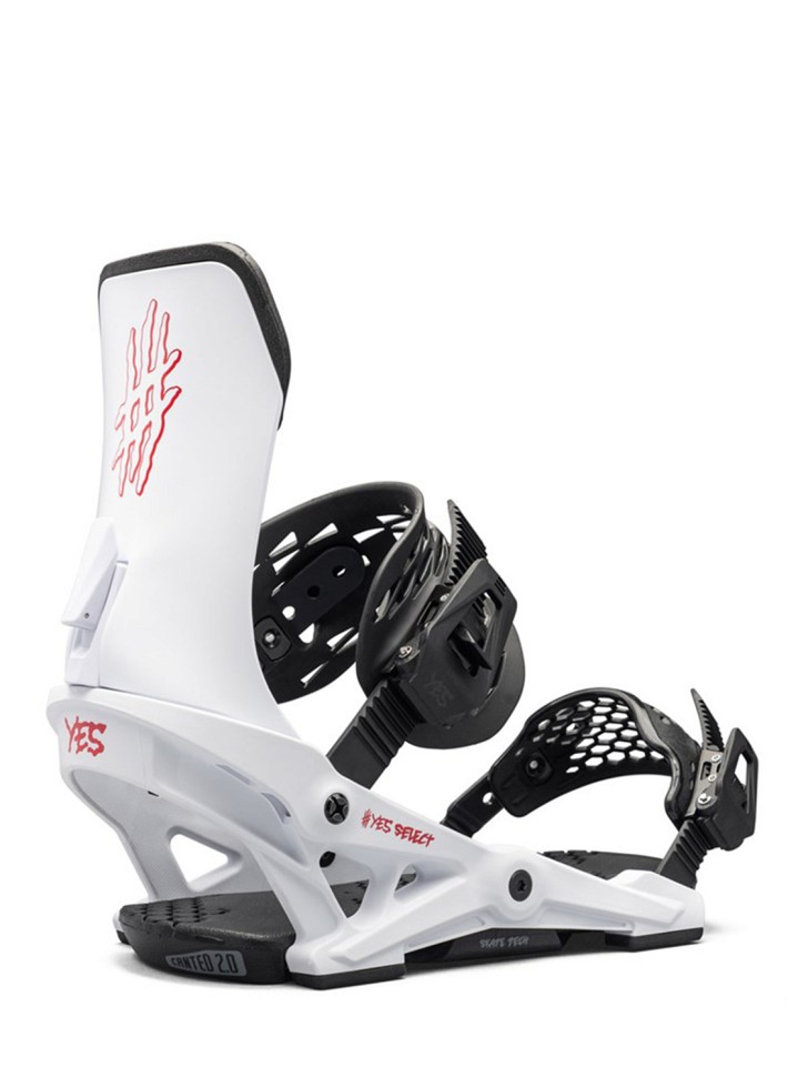 Крепления для сноуборда мужские YES Select FW25 White