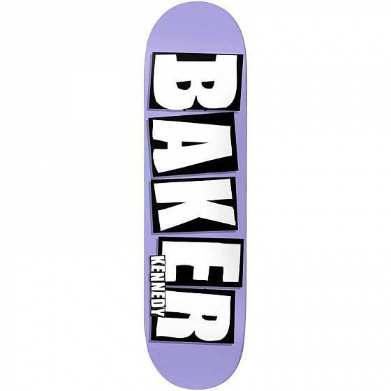 Дека для скейтборда BAKER Jf Brand Name Teal Deck 8.25", фото 1