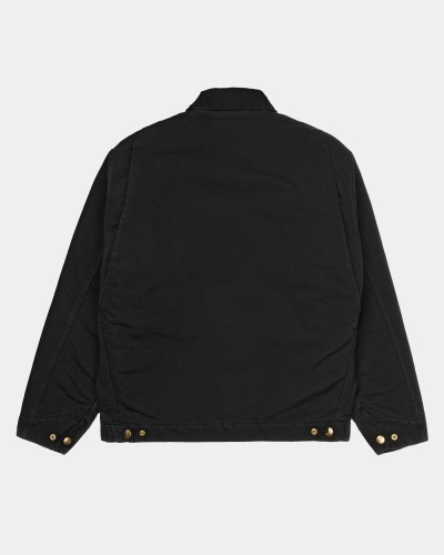 Куртка CARHARTT WIP Og Detroit Jacket FW25 Black / Black (Aged Canvas), фото 2