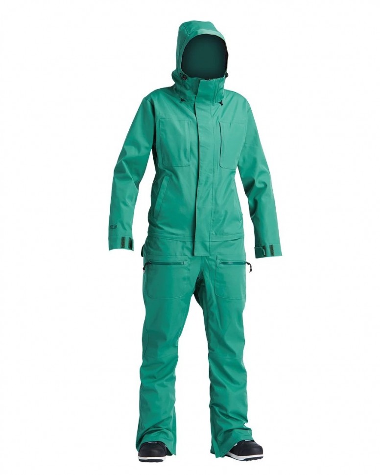 Комбинезон для сноуборда женский AIRBLASTER W'S Stretch Freedom Suit Fir 2020 847678131328, размер XS, цвет бирюзовый - фото 1