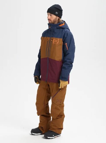 Куртка для сноуборда мужская BURTON M Ak Gore Swash Jk Drsblu/Monks/Ptroyl 2020, фото 3